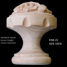 KNB-22: Drawer Knob- Ethnic Leaves